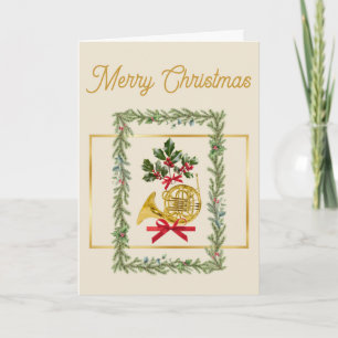 Elegante crema irlandesa de Navidad de trompa fran