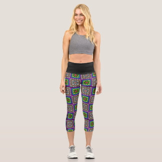 Elegante crochet Granny Square Pattern Leggings