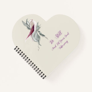 Elegante cuaderno de aves botánicas