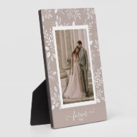 Elegante Cuadro de Boda sin Marco con Caballete