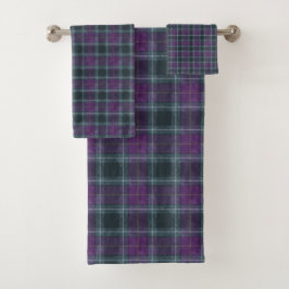 Elegante Cuadro Morado Turquesa