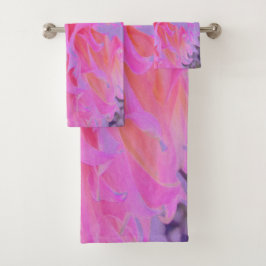 Elegante Dahlia con decoración magenta y rosa