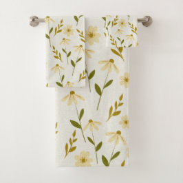 Elegante Daisy Floral Diseño Rama de Vegetación de