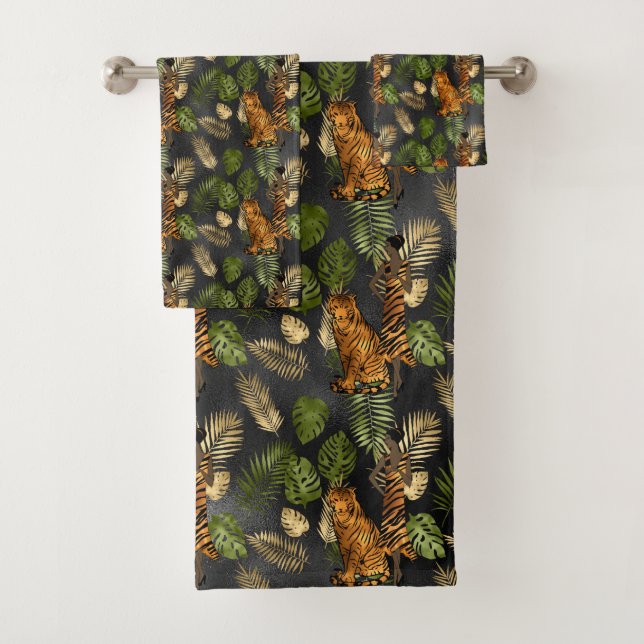 Elegante Dama de Tigre de Oro Verde de Cobre (In situ)