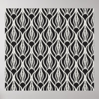 Elegante damasco floral, arte nuevo sin costura