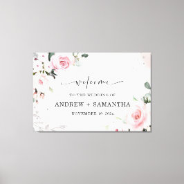 Elegante decoración de boda en rosa polvoriento y 