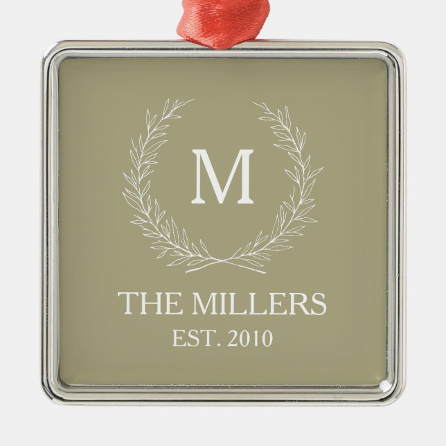 Elegante decoración de guirnaldas de época (Frente)