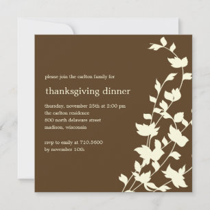 Elegante deja invitaciones a la fiesta de Acción d