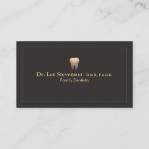 Elegante Dentist Office Cita Tarjeta de visita