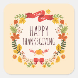 Elegante Día de Acción de Gracias Vintage | Sello 