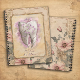 Elegante Diario Dental Antiguo De Moda / Portátil