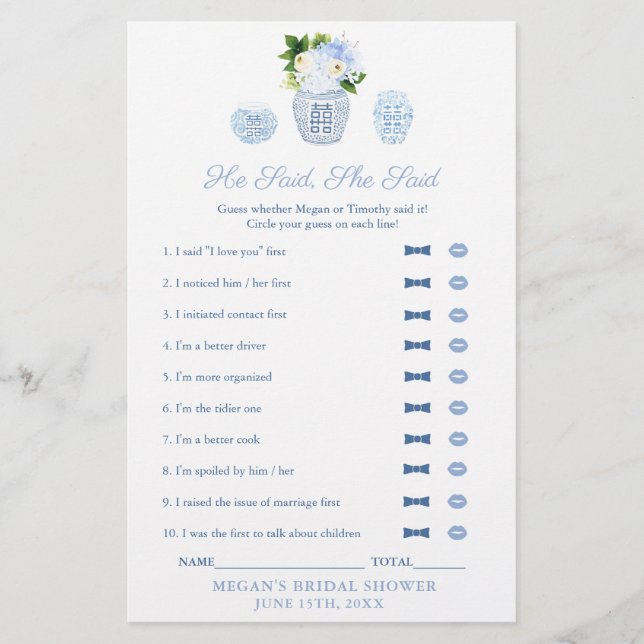 Elegante Dijo Que Dijo Una Tarjeta De Juego De Duc (Anverso)