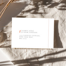 Elegante dirección de boda con monograma floral de