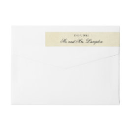Elegante dirección de devolución de boda victorian