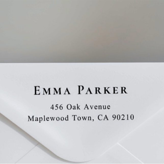 Elegante Dirección Serif Sello de Arte Maderero (Subido por el creador)