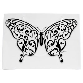 Elegante diseño de bolsa de regalo para mariposa d