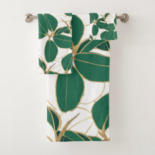 Elegante diseño de fábrica de caucho de oro verd