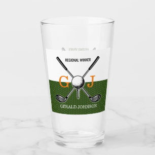Elegante diseño de monograma de golf