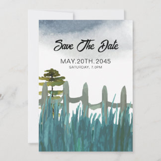 Elegante diseño de tarjeta de invitación a la Boda