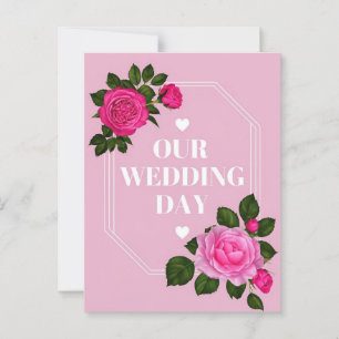 Elegante diseño de tarjeta de invitación para el D