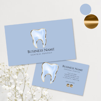 Elegante diseño de tarjeta de visita para Dentista