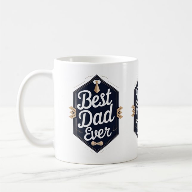 Elegante diseño de tazas para el día del padre (Izquierda)