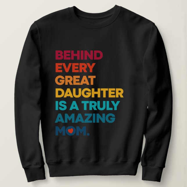 Elegante diseño para sudadera del día de las mamás (Anverso del diseño)