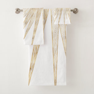 Elegante Doodles dorados Sun Moon Mandala Diseño