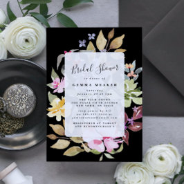 Elegante Ducha Bridal De Floral Seca