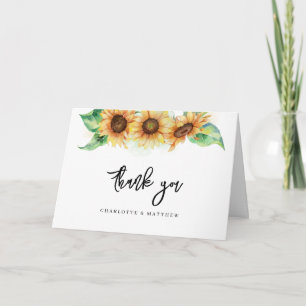 Elegante ducha de novia con guión de girasol