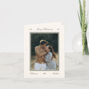 Elegante Editorial Feliz Navidad Parejas Foto