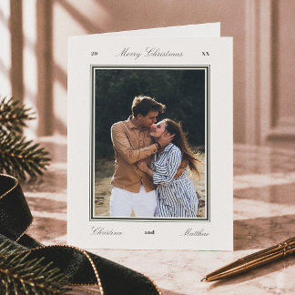 Elegante Editorial Feliz Navidad Parejas Foto