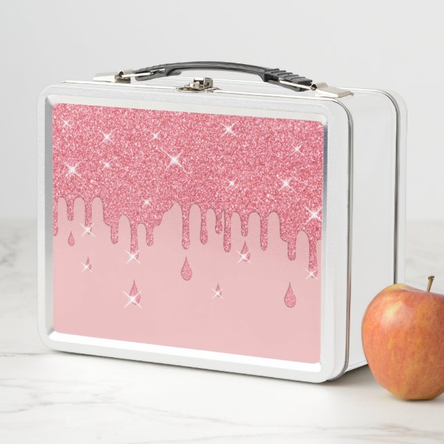 Elegante Efecto de Purpurina Rosa Personalizado Br (In situ)