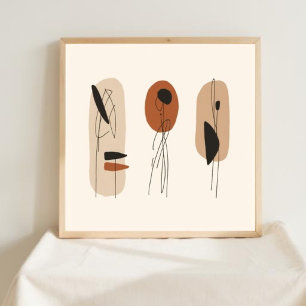 Elegante Equilibrio – Arte Abstracto Femenino para