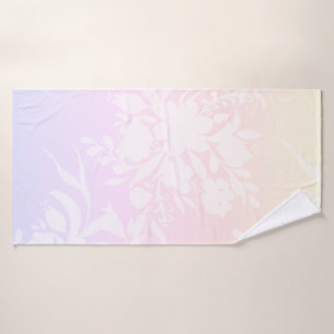 Elegante estampado floral en un cojín de colores p