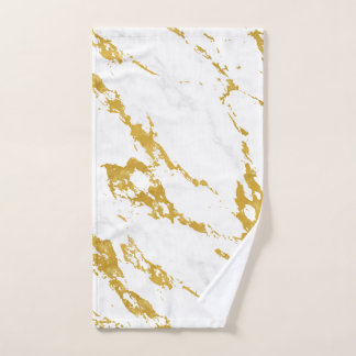 Elegante estilo mármol6 - Oro y blanco