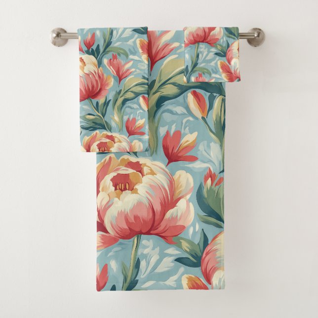 Elegante estilo victoriano Floral Peonies Tulips (In situ)