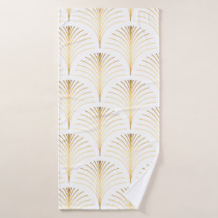 Elegante estilo vintage floral arte deco repetidor