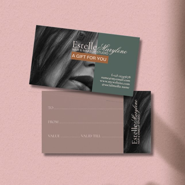 Elegante estudio moderno de fotografía verde marró (Subido por el creador)