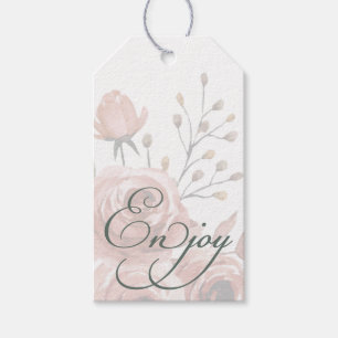 Elegante etiqueta de color de agua favorita