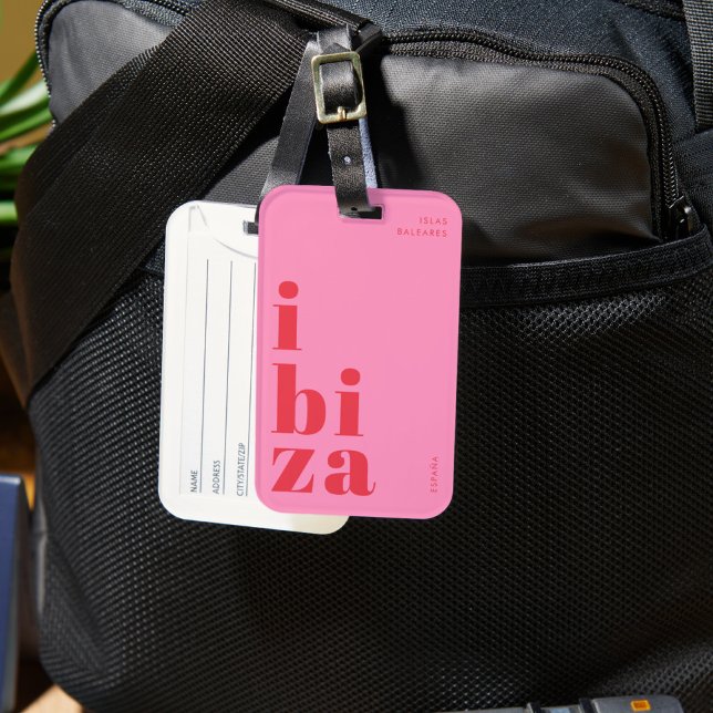 Elegante etiqueta de viaje de Ibiza (Subido por el creador)