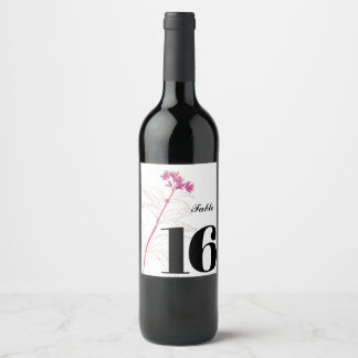 Elegante etiqueta de vino personalizado etiqueta d
