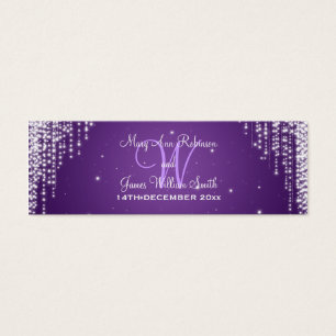 Elegante etiqueta favorita de boda noche deslumbra