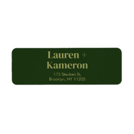 Elegante etiqueta minimalista moderna de retorno d