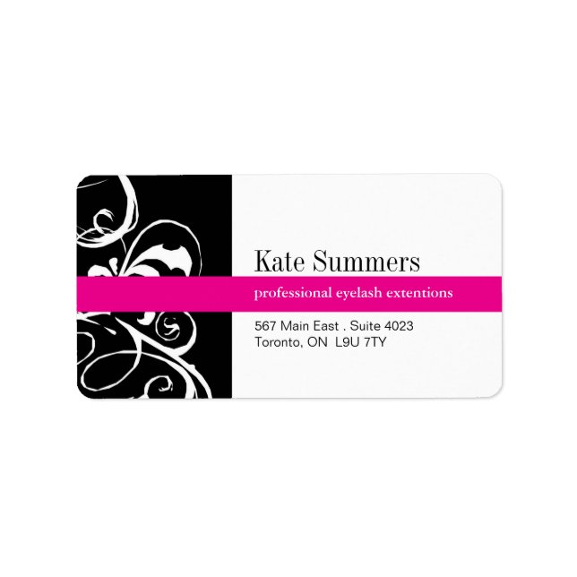 Elegante - Etiquetas (Frente)