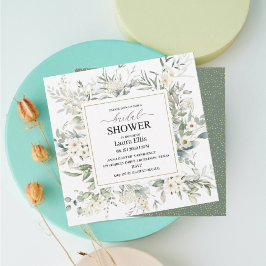 Elegante eucalipto rústico deja la invitación