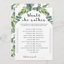 Elegante Eucalyptus Wreath Bridal Preferiría