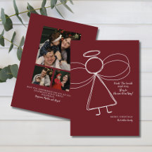 Elegante familia cristiana religiosa foto Navidad