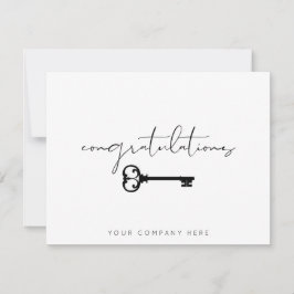 Elegante Felicitaciones Nuevo inmobiliario