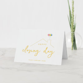 Elegante Feliz Día de Cierre Inmobiliario
